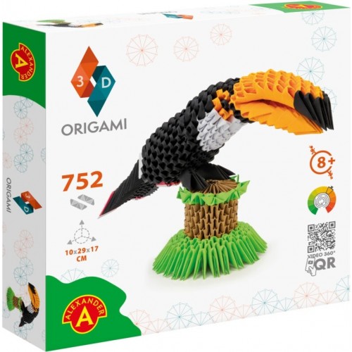 Origami 3D Tukan 752 elementy Alexander
