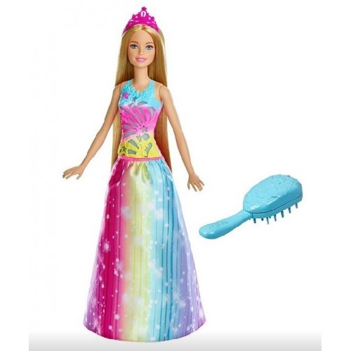 Lalka Barbie dreamtopia tęczowa księżniczka