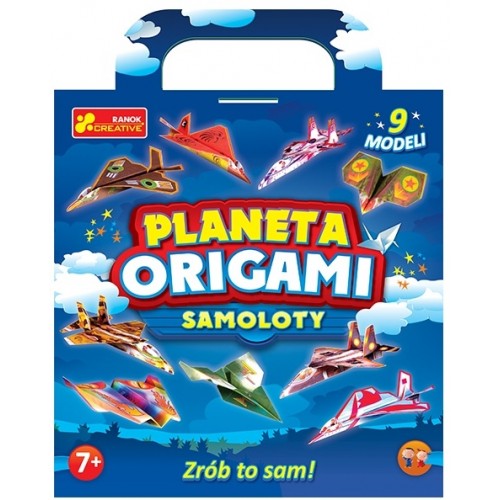 Planeta origami Samoloty 9 modeli Zrób to sam